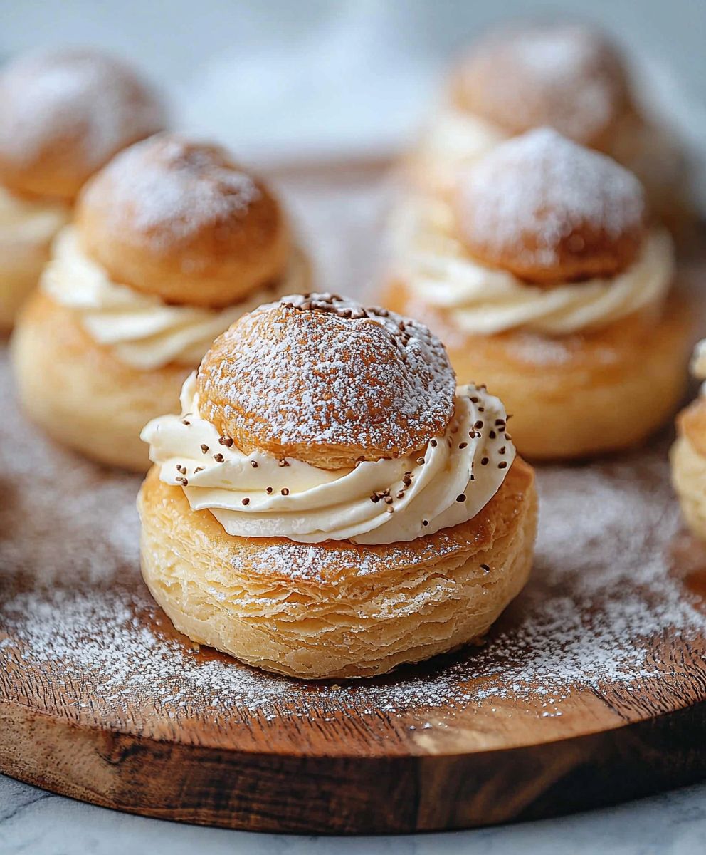 Milk Tea Cream Puffs