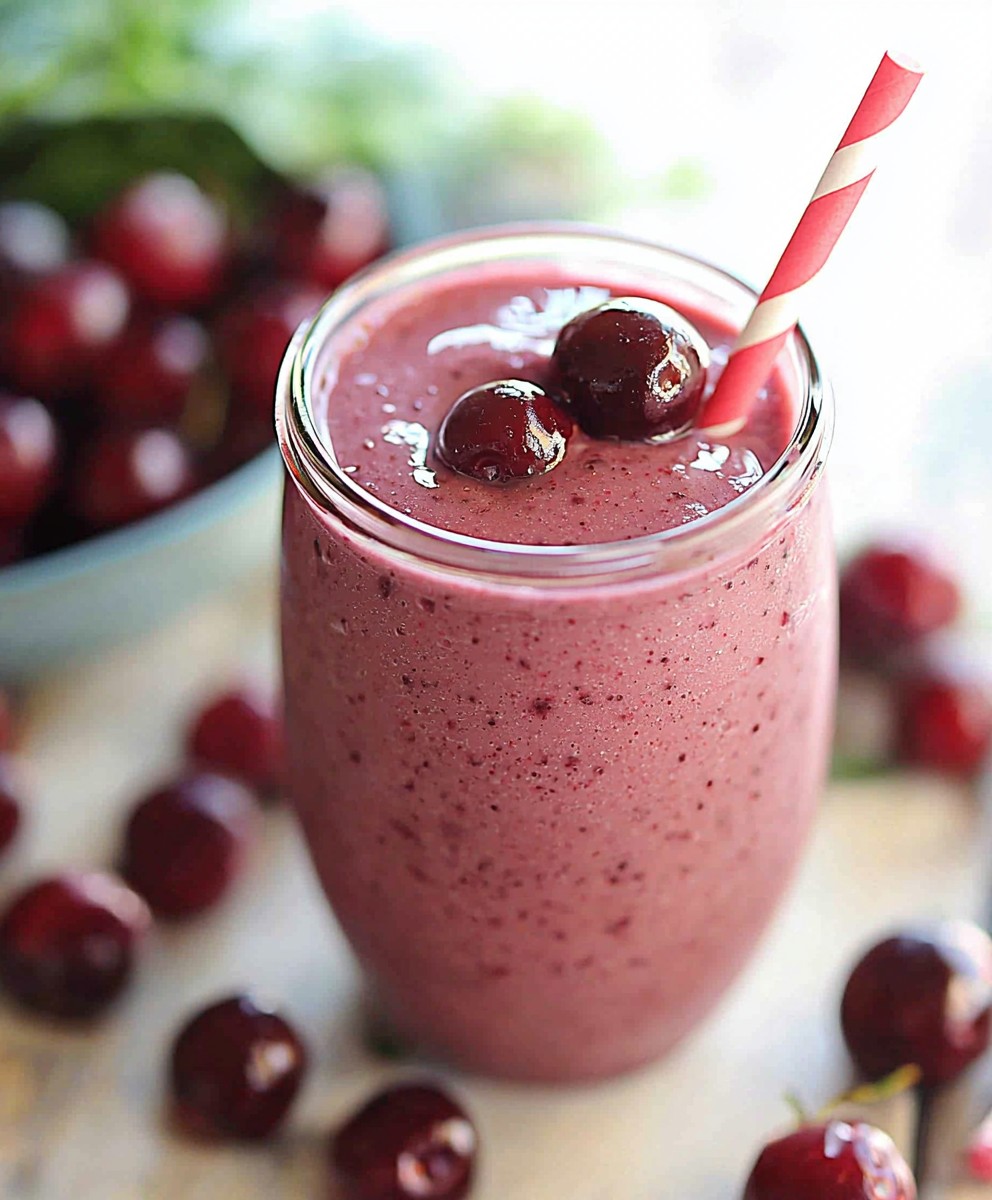 cherry smoothie vegan