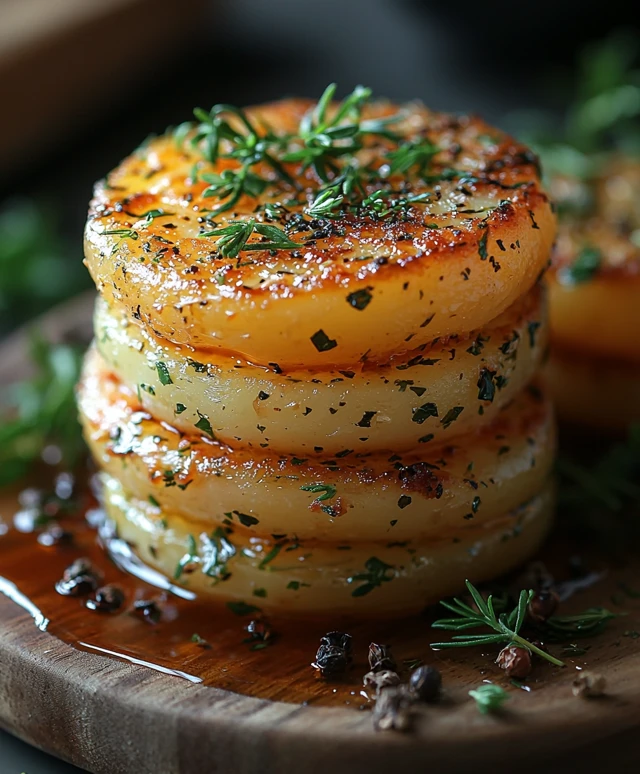 Herbed Potato Stacks