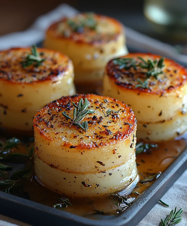 Herbed Potato Stacks