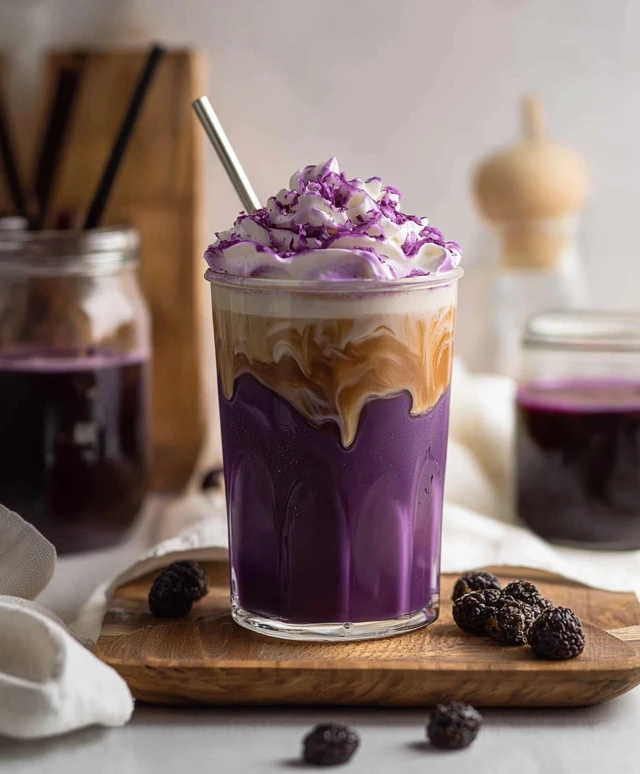 Iced Ube Latte