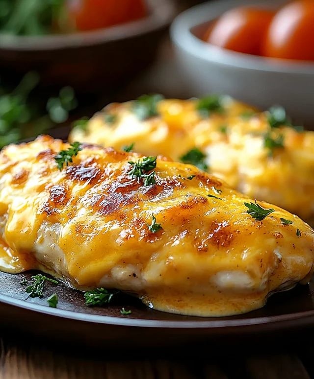 Cheddar Cheese Chicken Dish