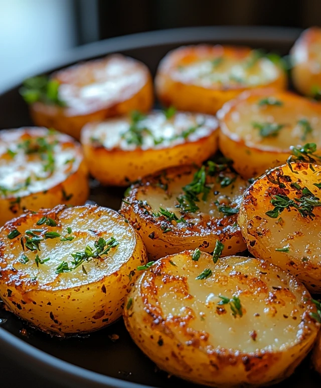 Crispy Baby Potato Rounds