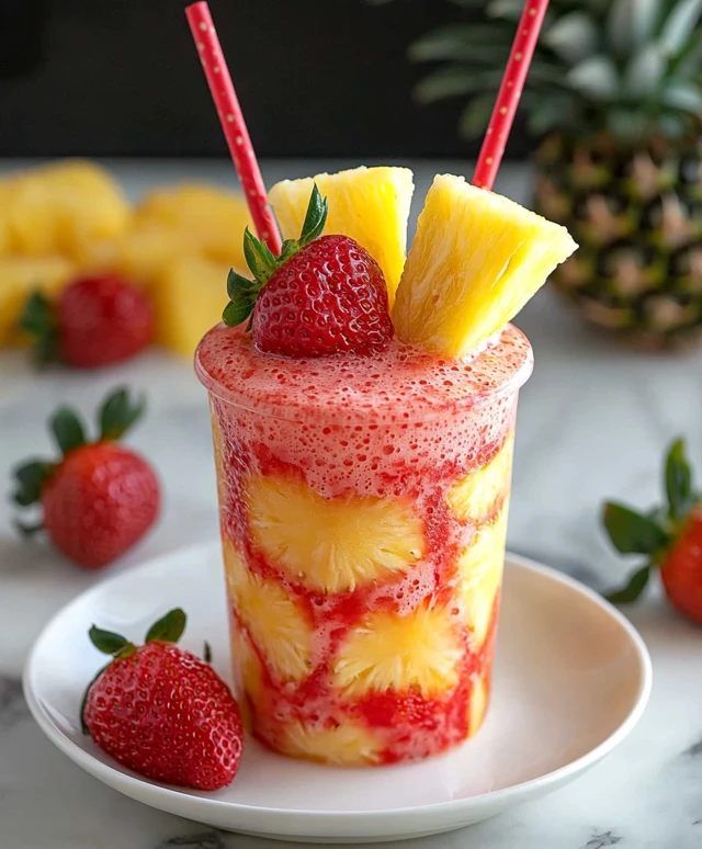 Pineapple Strawberry Smoothie