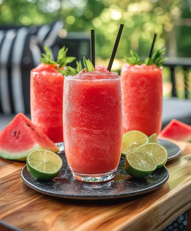 Watermelon Slushie Drink