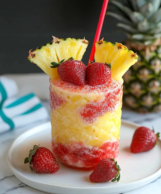 Pineapple Strawberry Smoothie