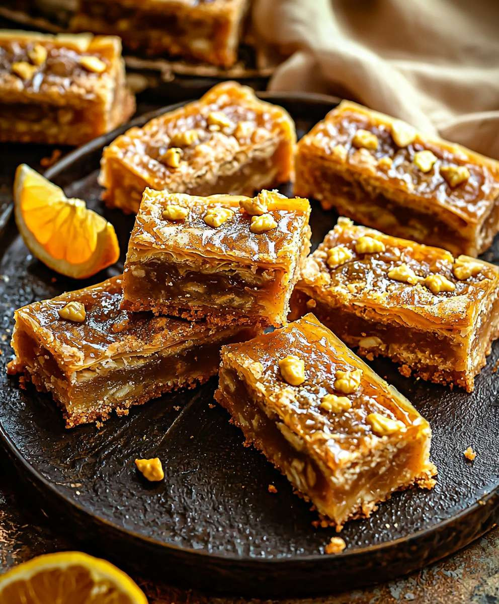 Baklava Cookie Bars
