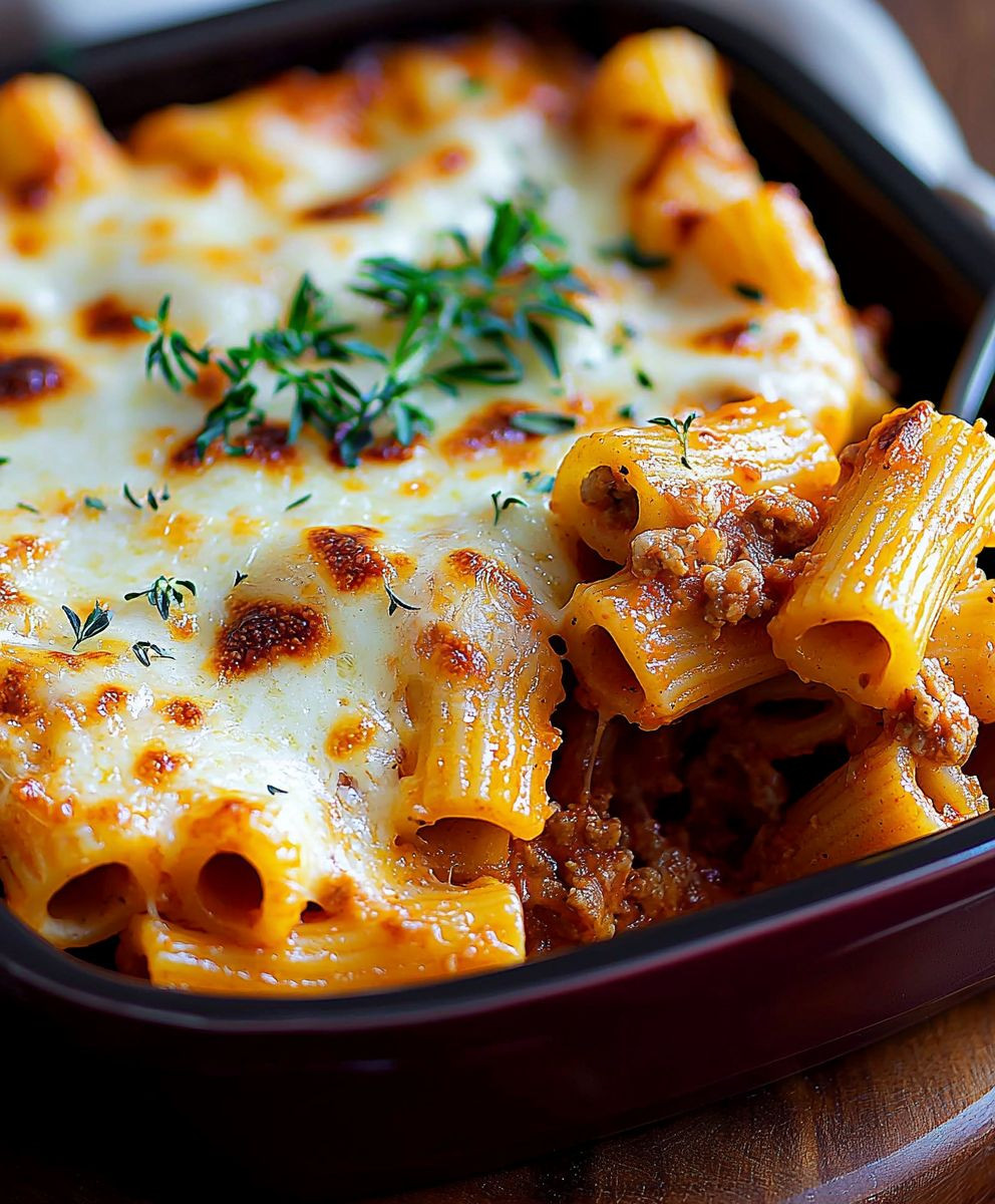 Baked Rigatoni Pasta