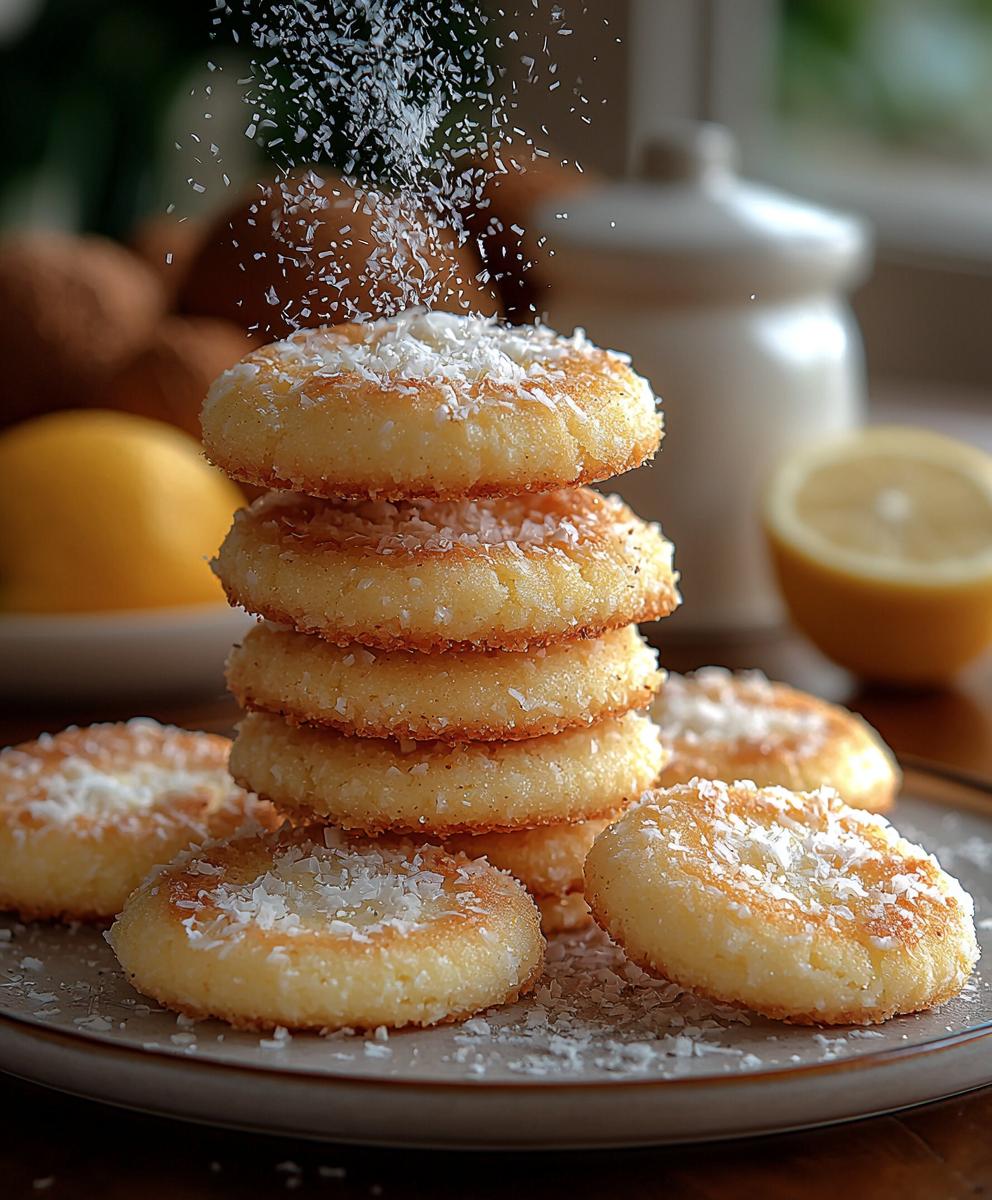 Coconut Lemon Cookies